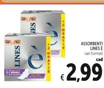 Conad Lines Assorbenti E offerta