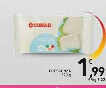 Conad Conad - Crescenza 320 g(ml) offerta