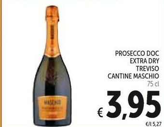 Conad Cantine maschio Prosecco Doc Extra Dry offerta
