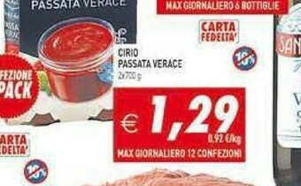 Gros Alpì Acqua offerta