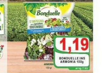 Gros Bonduelle Insalata offerta
