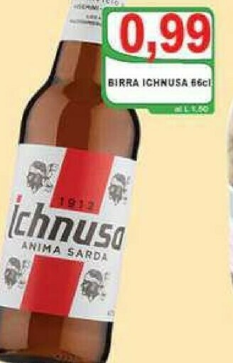 Gros Ichnusa Birra offerta