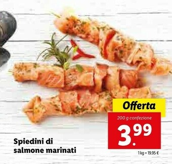 Lidl Spiedini Di Salmone Marinati offerta