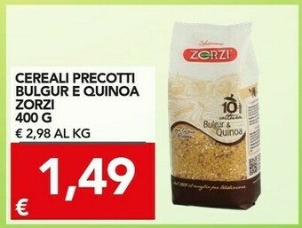 TuoDi Zorzi Cereali Precotti Bulgur E Quinoa offerta