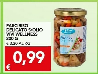 TuoDi Vivi wellness Farciriso Delicato offerta