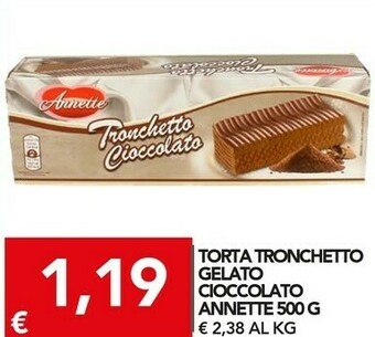 TuoDi Annette Torta Tronchetto Gelato Cioccolato offerta