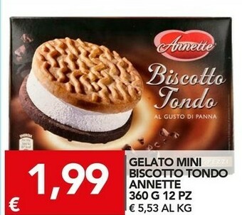 TuoDi Annette Gelato Mini Biscotto Tondo 360 G offerta