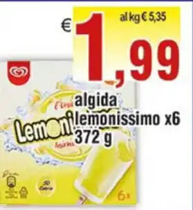 Algida Lemonissimo x6 372g