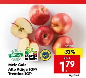 Lidl Mele gala alto adige igp / trentino igp offerta