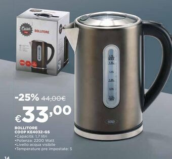 Bollitore coop ke4032-gs