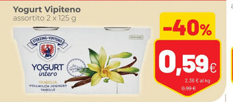 Coop Yogurt Vipiteno assortito 2 x 125 g offerta