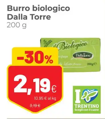 Coop Burro biologico Dalla Torre 200 g offerta