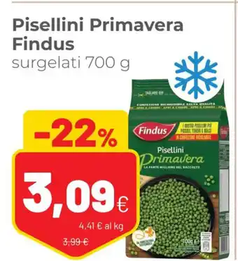 Coop Findus Pisellini Primavera surgelati 700 g offerta