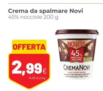 Coop Crema da spalmare Novi 45% nocciole 200 g offerta