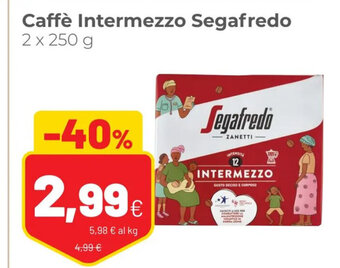 Coop Caffè Intermezzo Segafredo 2 x 250 g offerta