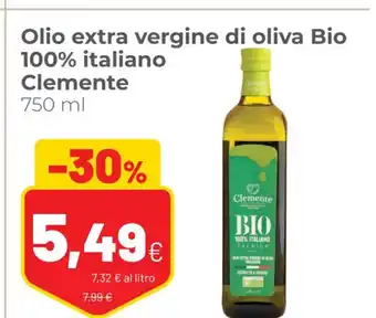 Coop Olio extra vergine di oliva Bio 100% italiano Clementine 750 ml offerta