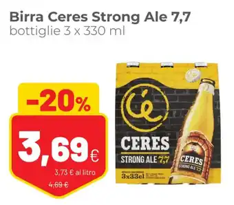 Coop Birra Ceres Strong Ale 7, 7 bottiglie 3 x 330 ml offerta