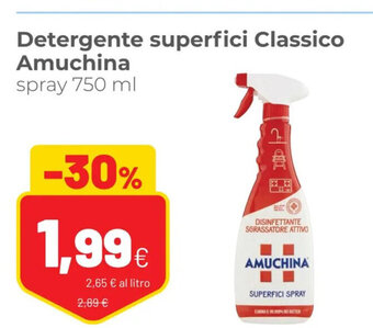 Coop Detergente superfici Classico Amuchina spray 750 ml offerta
