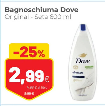Coop Dove Bagnoschiuma Original-Seta 600 ml offerta