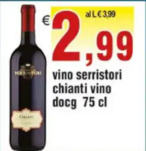 Serristori Chianti Vino docg 75cl