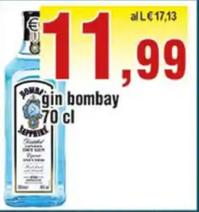 Bombay Gin 70cl