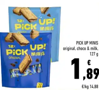 Conad Pick Up Minis Original, Choco & Milk 127 g offerta