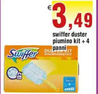 Swiffer Duster piumino kit + 4 panni