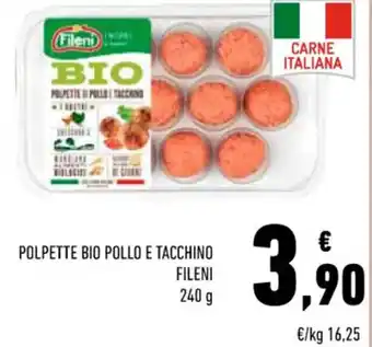 Conad Fileni Polpette Bio Pollo E Tacchino 240 g offerta