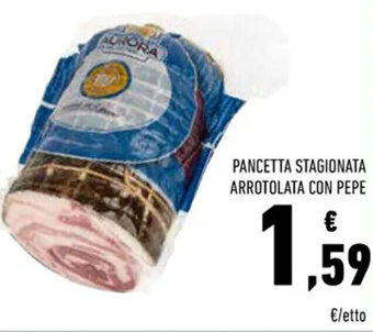 Conad Pancetta Stagionata Arrotolata Con Pepe offerta