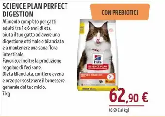 Il Gigante Science plan perfect digestion offerta