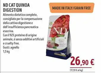 No cat quinoa digestion