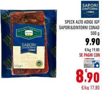 Conad Conad Sapori & Dintorni Speck Alto Adige IGP offerta