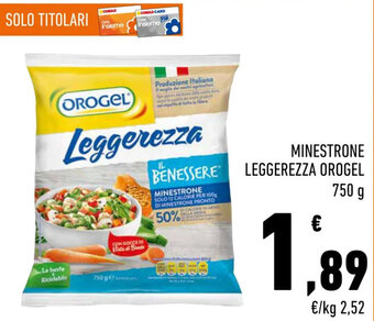 Conad Orogel Minestrone Leggerezza 750 g offerta