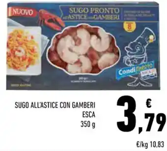 Conad Esca Sugo All'Astice Con Gamberi 350 g offerta