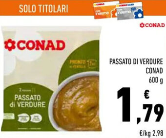 Conad Conad Passato Di Verdure 600 g offerta