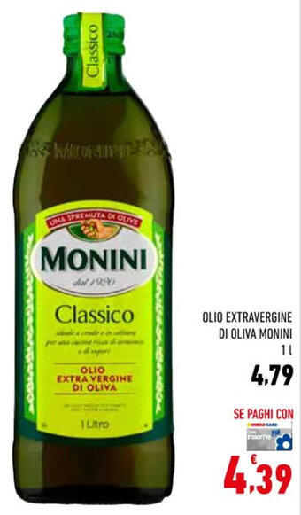 Conad Monini Olio Extravergine di Oliva 1 l offerta