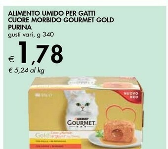 Purina Alimento Umido Per Gatti Cuore Morbido Gourmet Gold