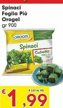 Despar Orogel Spinaci Foglia Piu offerta