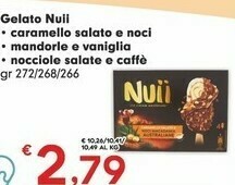 Despar Nuii Caramello Salato E Noci Macadamia Australiane 272 G(ml) offerta