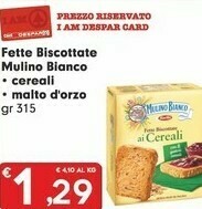 Despar Mulino Bianco Fette Biscottate offerta