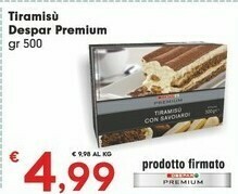 Despar Despar Premium Tiramisu 500 G offerta