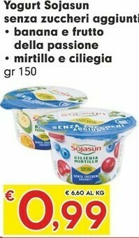 Despar Sojasun Yogurt offerta