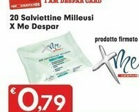 Despar Despar Xme 20 Salviettine Milleusi offerta