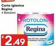 Despar Regina Carta Igienica offerta