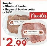 Despar Raspini Girello Di Bovino offerta