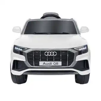 Auto elettrica audi q8 bianca 12v