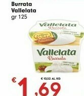 Eurospar Vallelata Burrata offerta