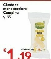 Campina Cheddar Monoporzione