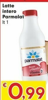 Eurospar Parmalat Latte Intero Bontà E Gusto offerta