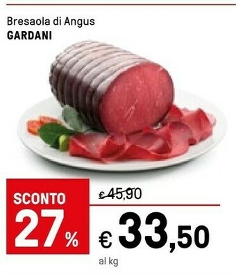 Iper La Grande Gardani Bresaola Di Angus offerta